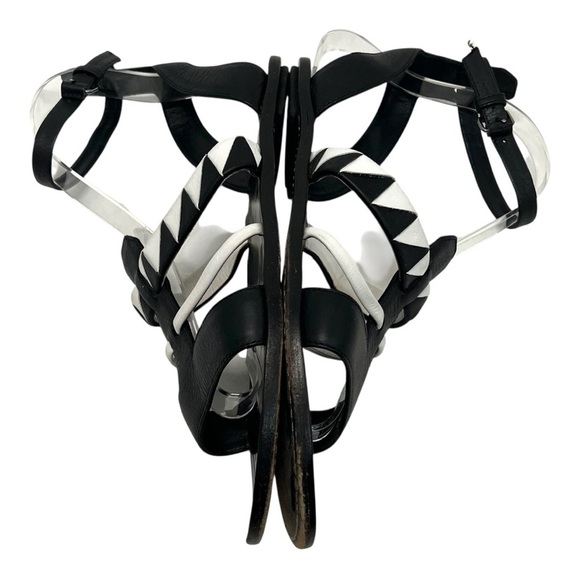 Proenza Schouler Leather Two Tone Gladiator Ankle Strap Sandals Women’s 38 - Picture 11 of 15